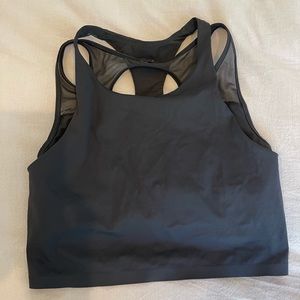 LuluLemon Double Strap Mesh Tank Crop